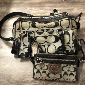 Coach Purse & Matching Wallet